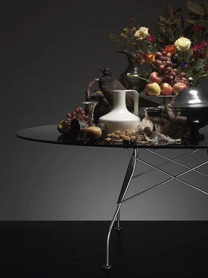 Glossy XXL Black Marble Structure: Black Marble | Tables de repas | Kartell