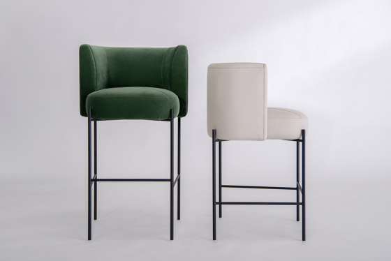 Capper Side Chair - Metal Base | Tabourets de bar | Phase Design