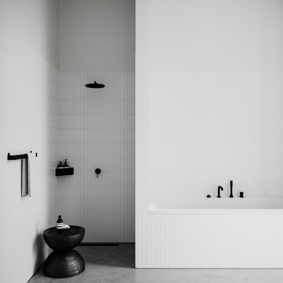 Bath Shelf 20cm - Black | Bath shelves | NICHBA