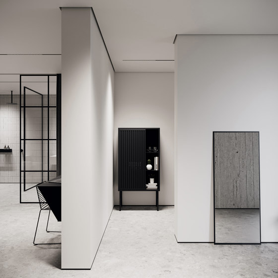Mirror Small 49 x 79cm - Black | Miroirs | NICHBA