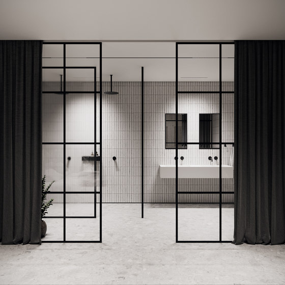 Mirror Small 49 x 79cm - Black | Specchi | NICHBA