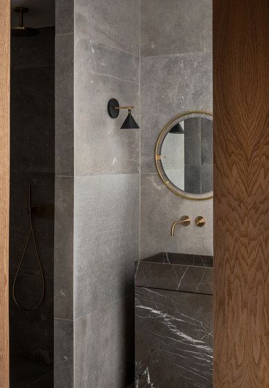 Nimbus Mirror, Rectangular, Polished Brass | Mirrors | Audo Copenhagen