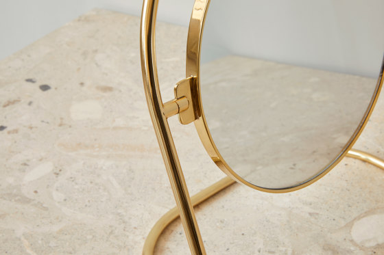 Nimbus Mirror, Ø60, Bronzed Brass | Specchi | Audo Copenhagen
