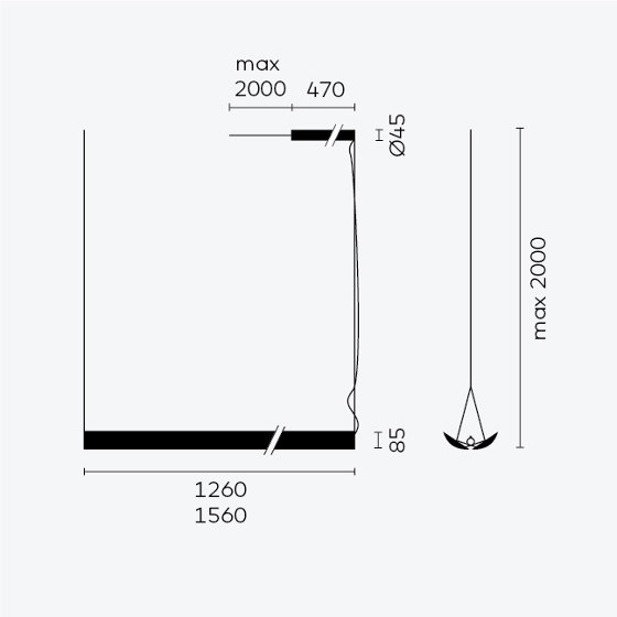 Updown - gold | Lampade sospensione | BELUX