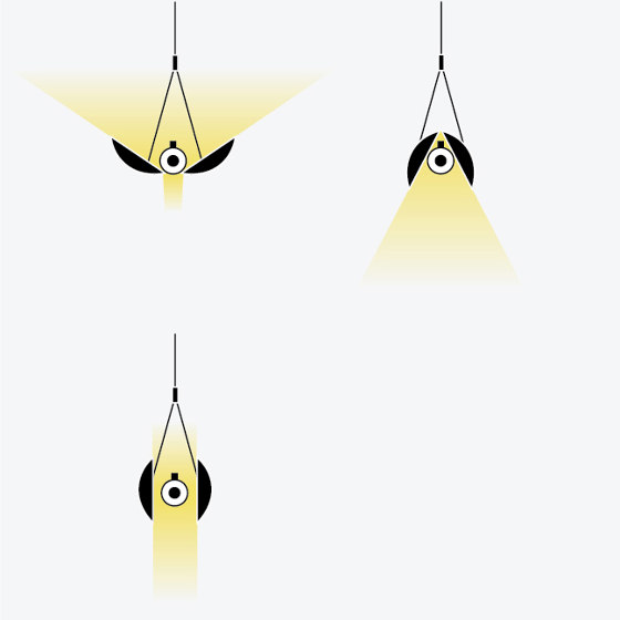 Updown - gold | Suspended lights | BELUX