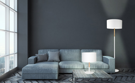 Haag White Floor Lamp | Free-standing lights | Valaisin Grönlund