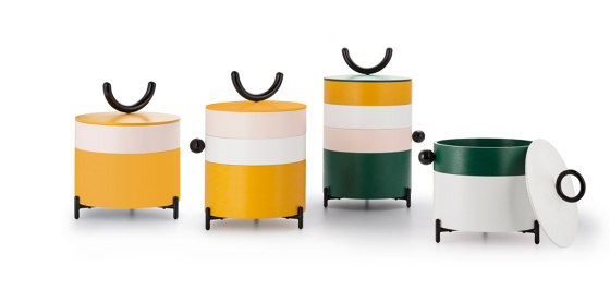 CHINOISERIES | Decorative Box | Base | Yellow | Storage boxes | Maison Dada