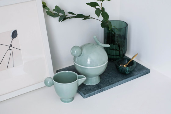 EBEKI | Tea & Coffee Set | Green | Vajilla | Maison Dada