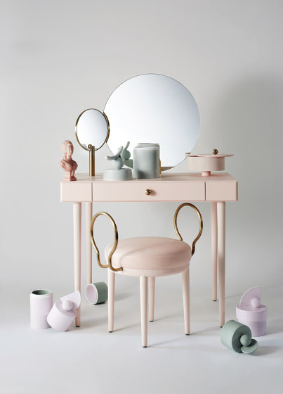 ROSE SELAVY | Vanity Desk and Stool | Green Celadon | Tocadores | Maison Dada