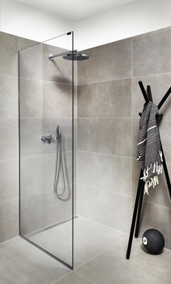 Shower wall | Black frame | Parois de douches | Unidrain