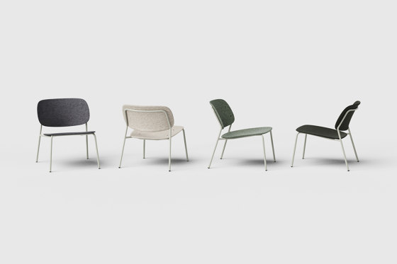Hale PET Felt Stack Chair | Chairs | De Vorm