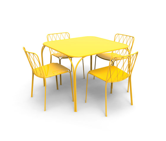 Kintbury | La Table 100 x 100 cm | Tables de repas | FERMOB