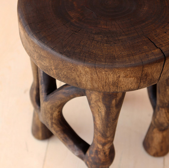 Tenzo Hand Carved Stool | Tabourets | Pfeifer Studio
