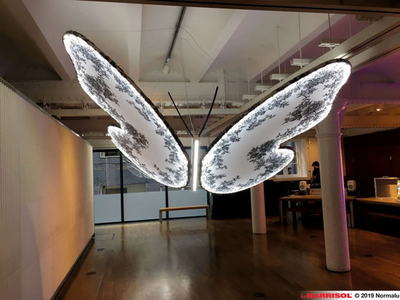 Lighting Designers | Barrisol Butterfly Lamp® by Chantal Thomass | Suspensions | BARRISOL