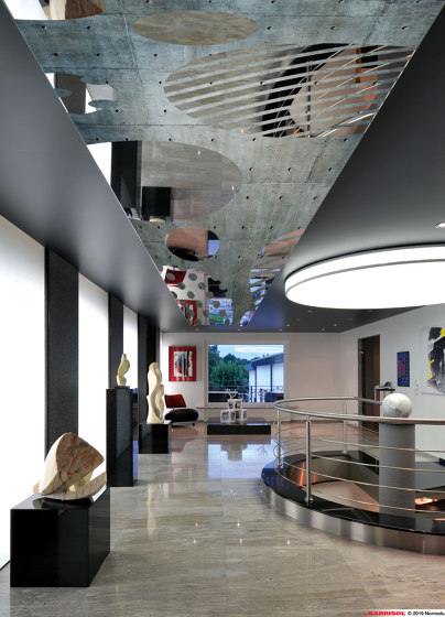 Our solutions for interiors | Barrisol Concrete effect | Suspended ceilings | BARRISOL