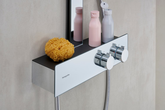 Croma E Showerpipe 280 1jet EcoSmart con termostato | Grifería para duchas | Hansgrohe