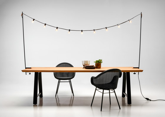 Lena dining chair teak base | Stühle | Vincent Sheppard