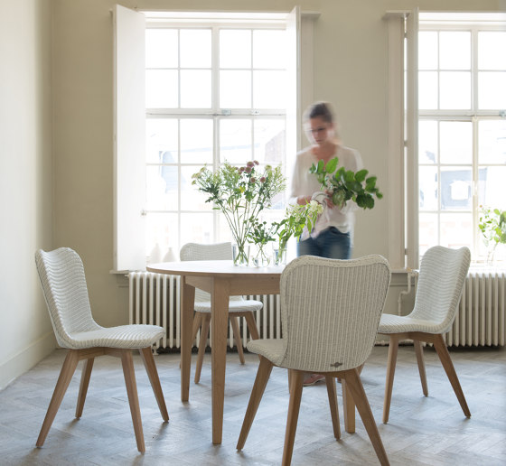 Lily dining chair hairpin base | Chaises | Vincent Sheppard