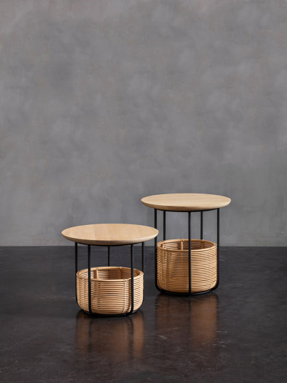 Basket side table small | Boîtes de rangement | Vincent Sheppard