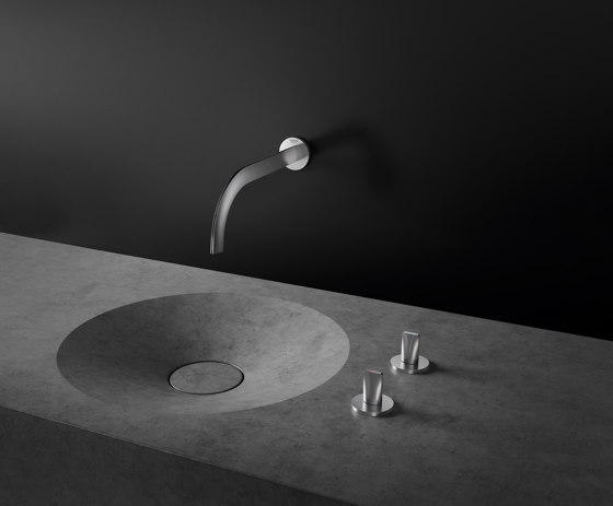 Allure Brilliant Icon 3D 3-hole wall-mount basin mixer | Wash basin taps | GROHE
