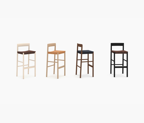 Stax Chair - Oak  with Webbing Seat | Sedie | Bensen