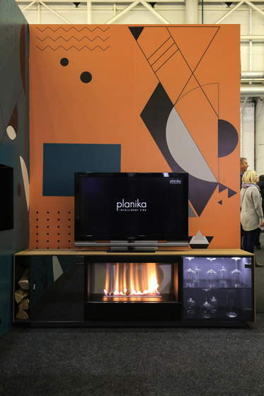 Pure Flame TV Box by Planika