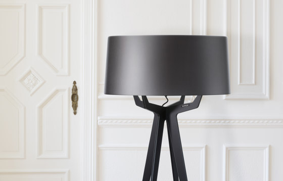 No. 35 Floor Lamp Matt Collection - Light Taupe - Brass | Free-standing lights | BALADA & CO.