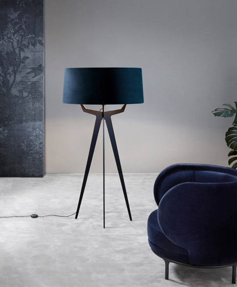 No. 35 Floor Lamp Velvet Collection - Prugna - Fenix NTM® | Free-standing lights | BALADA & CO.