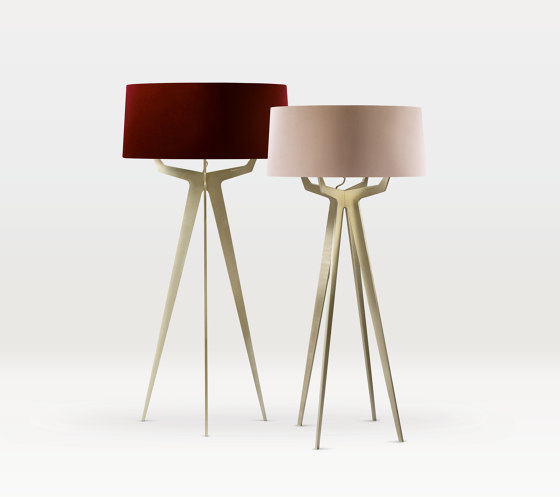 No. 35 Floor Lamp Shiny-Matt Collection - Tan Gold - Fenix NTM® | Standleuchten | BALADA & CO.