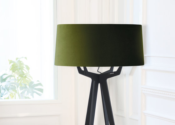No. 35 Floor Lamp Shiny-Matt Collection - Shiny Black - Fenix NTM® | Free-standing lights | BALADA & CO.