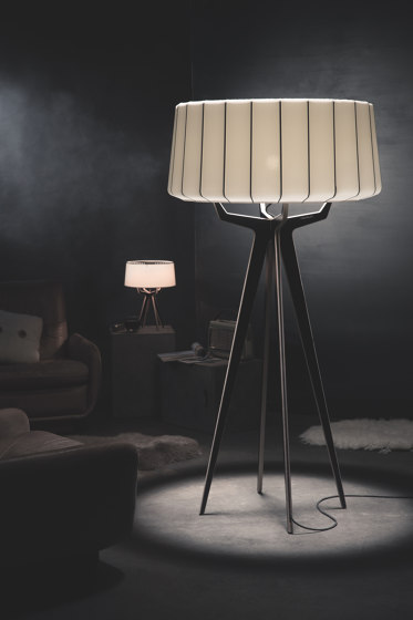 No. 35 Floor Lamp Matt Collection - Light Taupe - Brass | Lampade piantana | BALADA & CO.