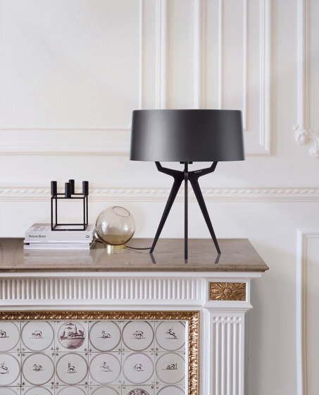 No. 35 Table Lamp Velvet Collection - Rose The ́- Brass | Table lights | BALADA & CO.