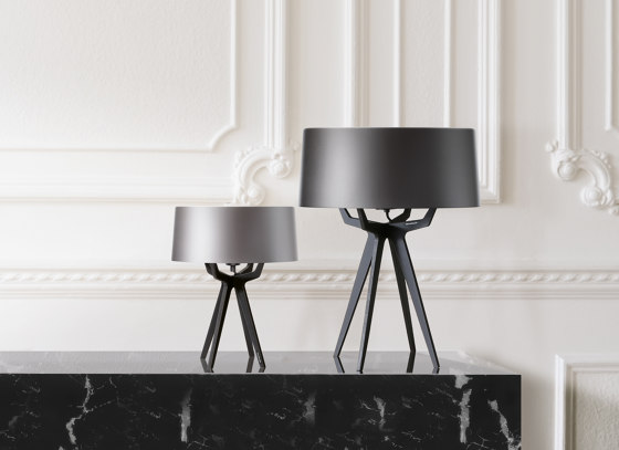 No. 35 Table Lamp Velvet Collection - Smoke - Brass | Table lights | BALADA & CO.