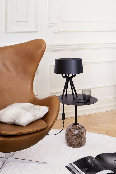 No. 35 Table Lamp Velvet Collection - Cayenne - Brass | Table lights | BALADA & CO.