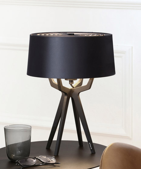 No. 35 Table Lamp Shiny-Matt Collection - Silky Cream - Brass | Table lights | BALADA & CO.