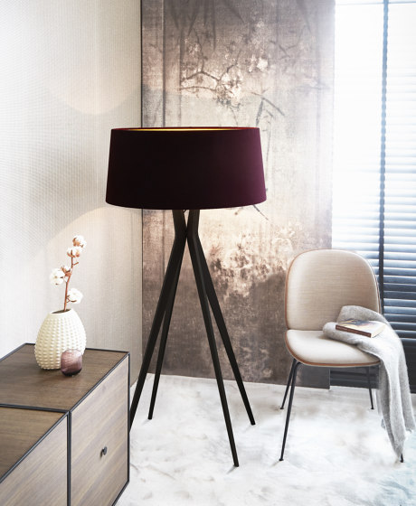 No. 43 Floor Lamp Velvet Collection - Prugna - Fenix NTM® | Free-standing lights | BALADA & CO.