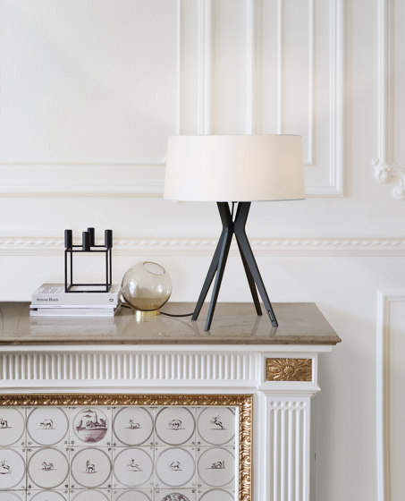 No. 43 Table Lamp Velvet Collection - Beige - Brass | Table lights | BALADA & CO.