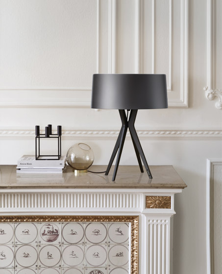 No. 43 Table Lamp Velvet Collection - Mousse - Brass | Table lights | BALADA & CO.