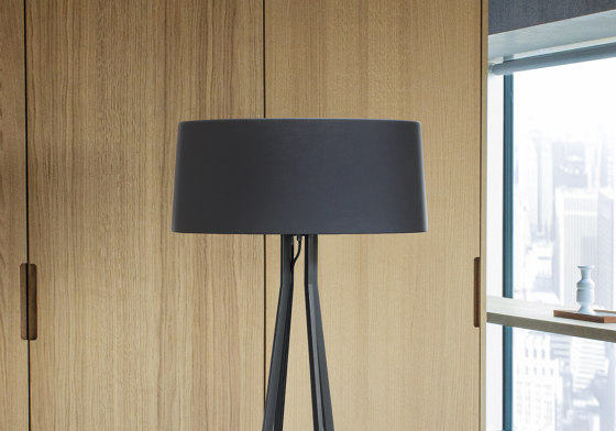 No. 47 Floor Lamp Shiny Matt- Shiny-Black - Brass | Lampade piantana | BALADA & CO.