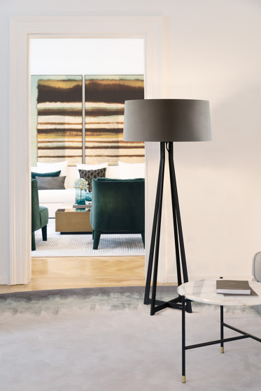 No. 47 Floor Lamp Shiny Matt- Tan Gold - Fenix NTM® | Free-standing lights | BALADA & CO.