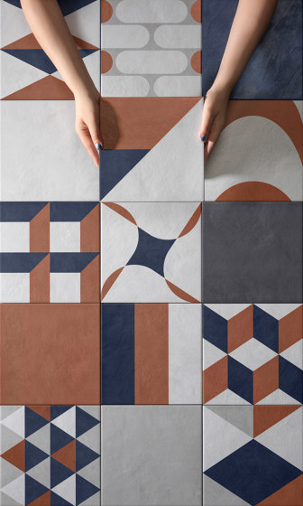 Quadra Prussia | Ceramic tiles | Eccentrico
