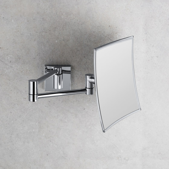 Standing magnifying mirror (3 times), adjustable in height | Espejos de baño | COLOMBO DESIGN