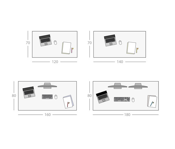 Eliot Original Black mit Tischplatte Multiplex Fenix Bianco | Tischgestelle | Smartfurniture