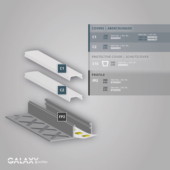 FP2 series | Cover C2 clear 200 cm |  | Galaxy Profiles