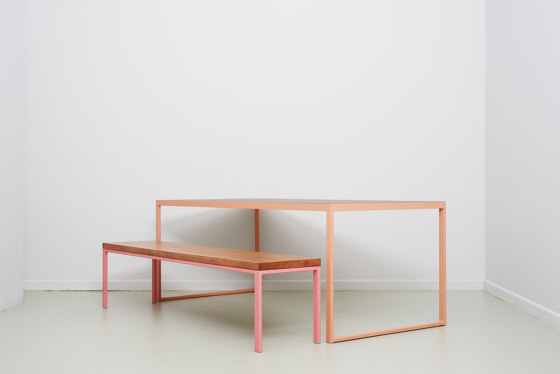 Simpelveld Bench Antique Pink | Benches | JOHANENLIES