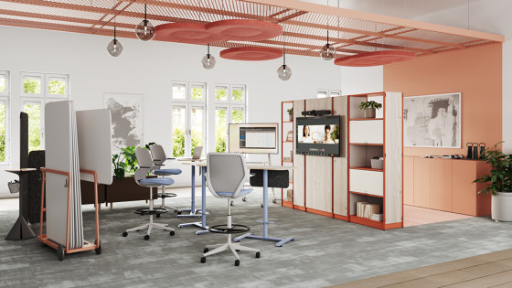Flex Worktable Seated | Desks | Steelcase
