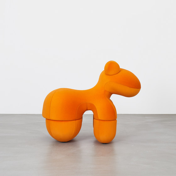 Pony, upholstery: classic orange | Poufs | Eero Aarnio Originals