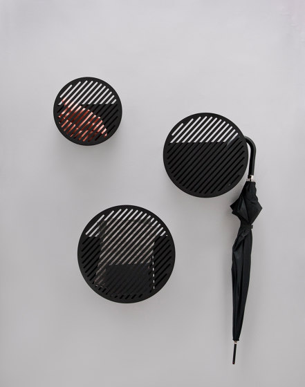 Diagonal Wall Basket Large Black | Shelving | Swedish Ninja