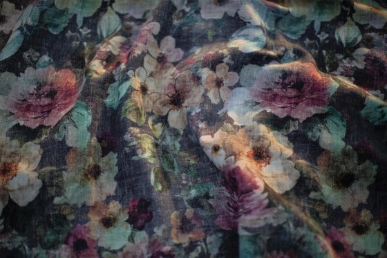 Demeter | Colour Blue | Drapery fabrics | DEKOMA