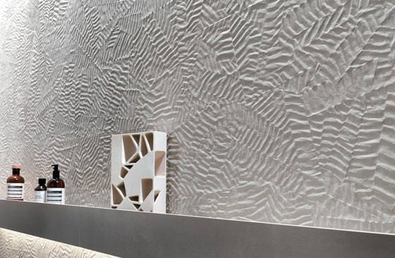 Bloom Beige Print Esagono Mosaico | Wall tiles | Fap Ceramiche